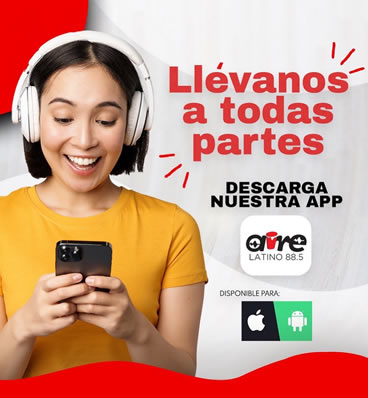 Aire Latino radio, descarga la aplicacion