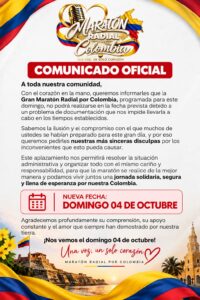 Un corazón que no se detiene: Maratón Radial por Colombia se reprograma para el 4 de octubre en Sala Singapur, Massanassa